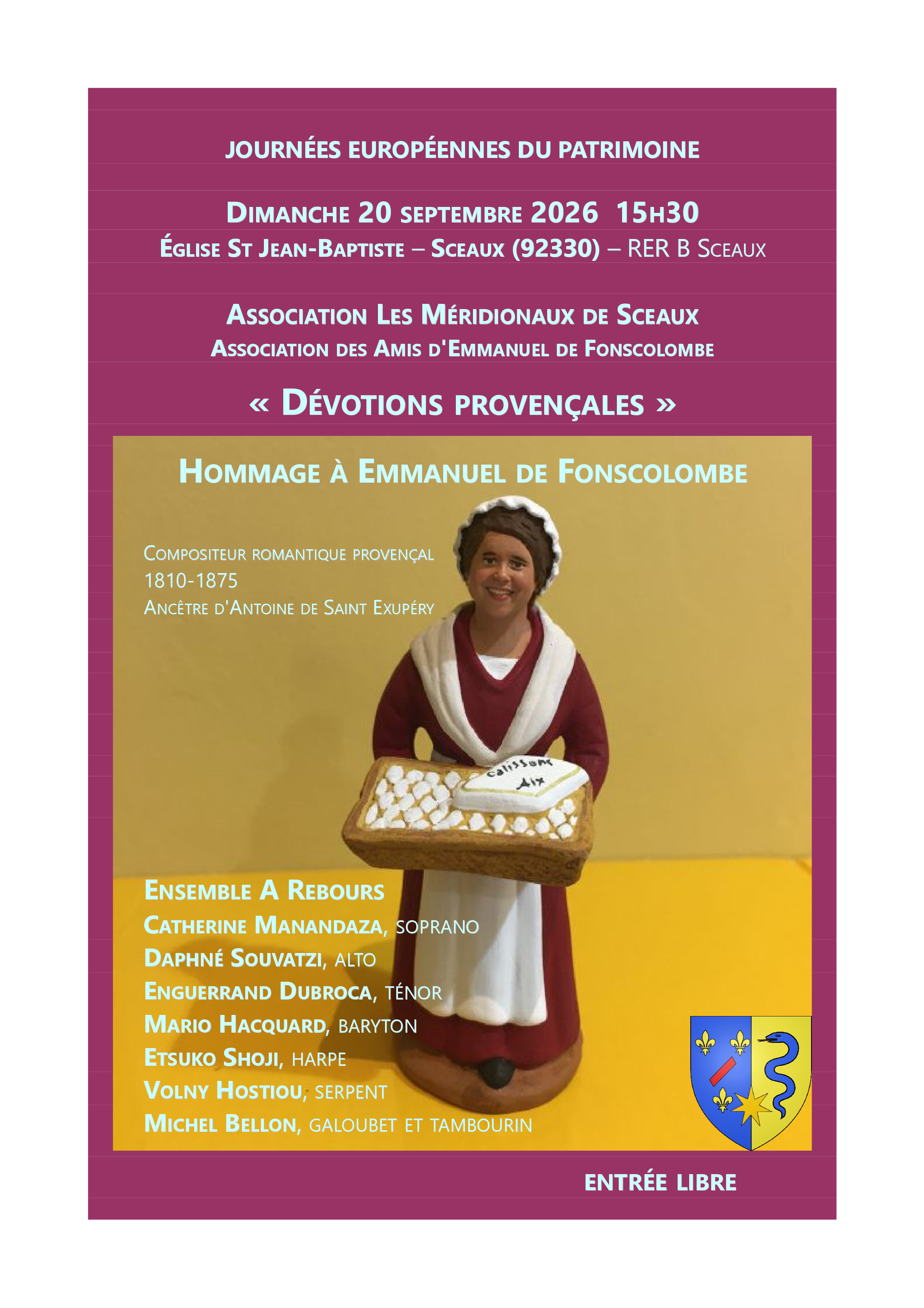 Affiche du concert